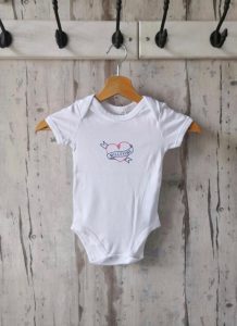 Bodie bébé, sérigraphié