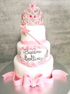 Wedding cake, version baptême