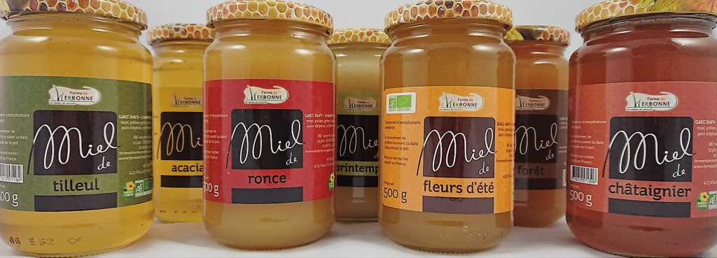 La gamme des miels