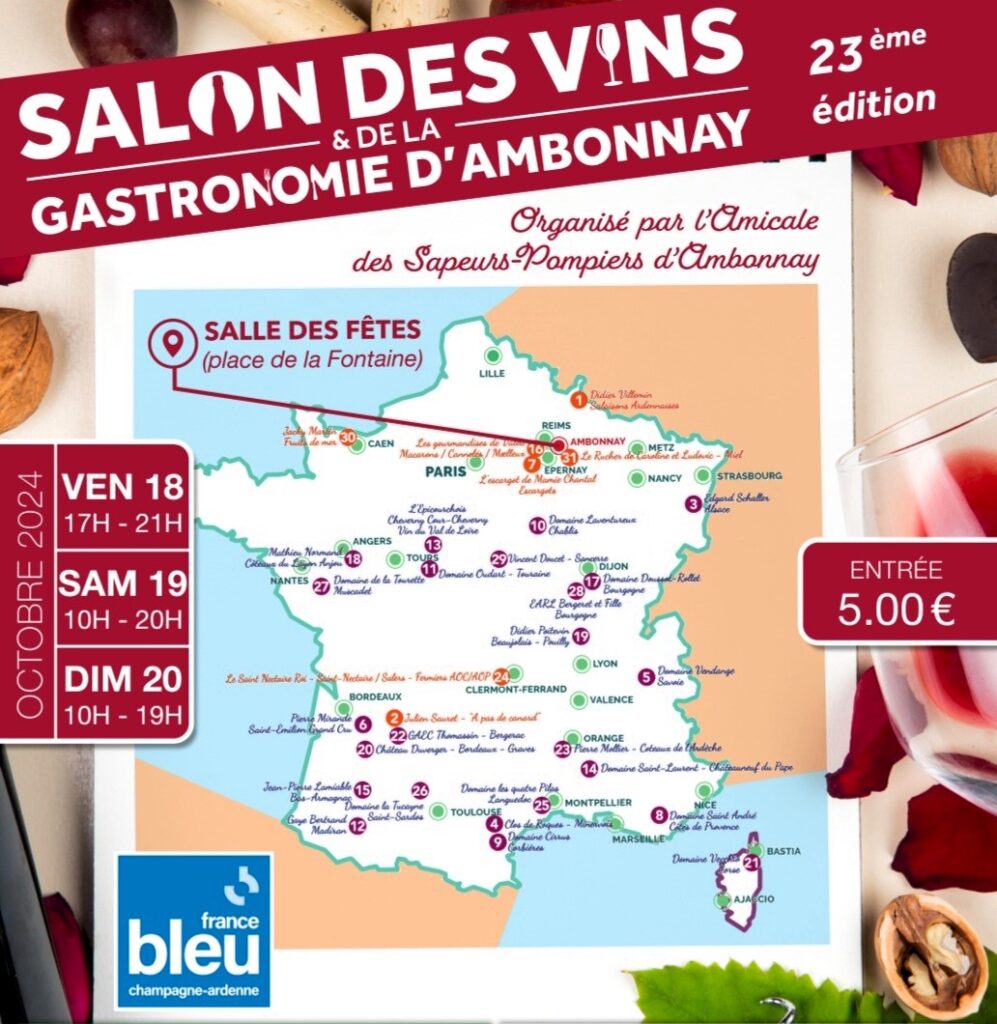 23ème salon des vins et de la gastronomie d'Ambonnay