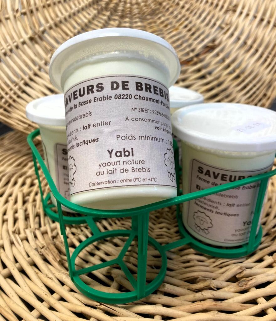 Yaourts au lait de brebis, Saveurs de Brebis