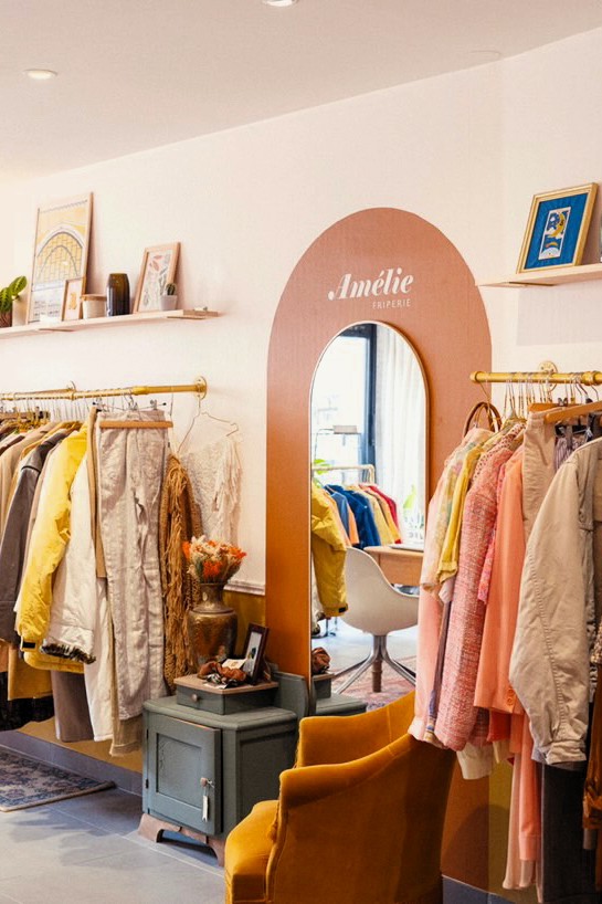 Le corner écoresponsable d'Amélie Friperie