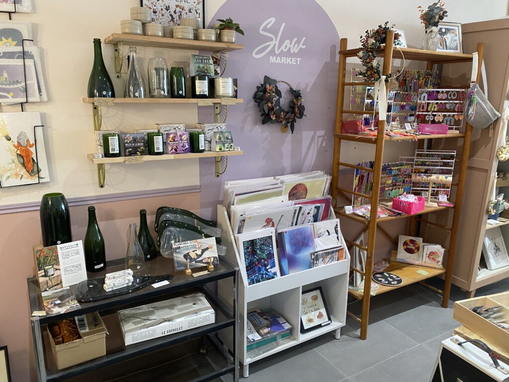 Le Slow Market dans la boutique