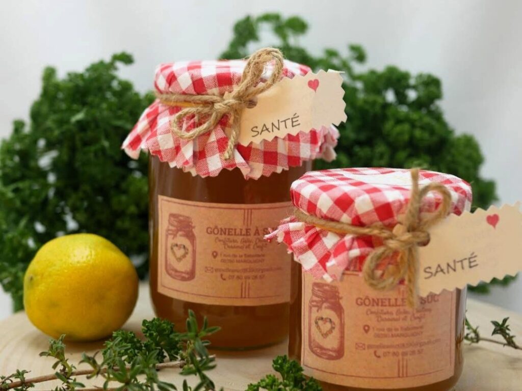 Pots de confitures Gônelle à Suc'