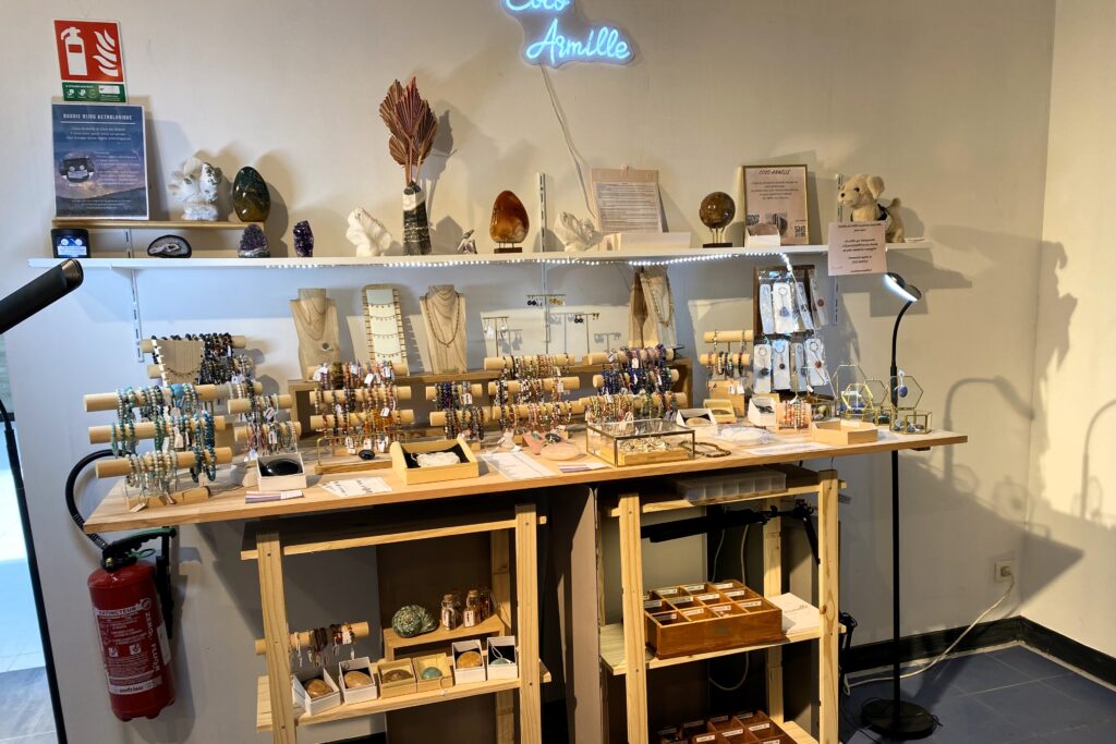L'étale Coco Armille à la boutique du Comptoir des Créateurs
