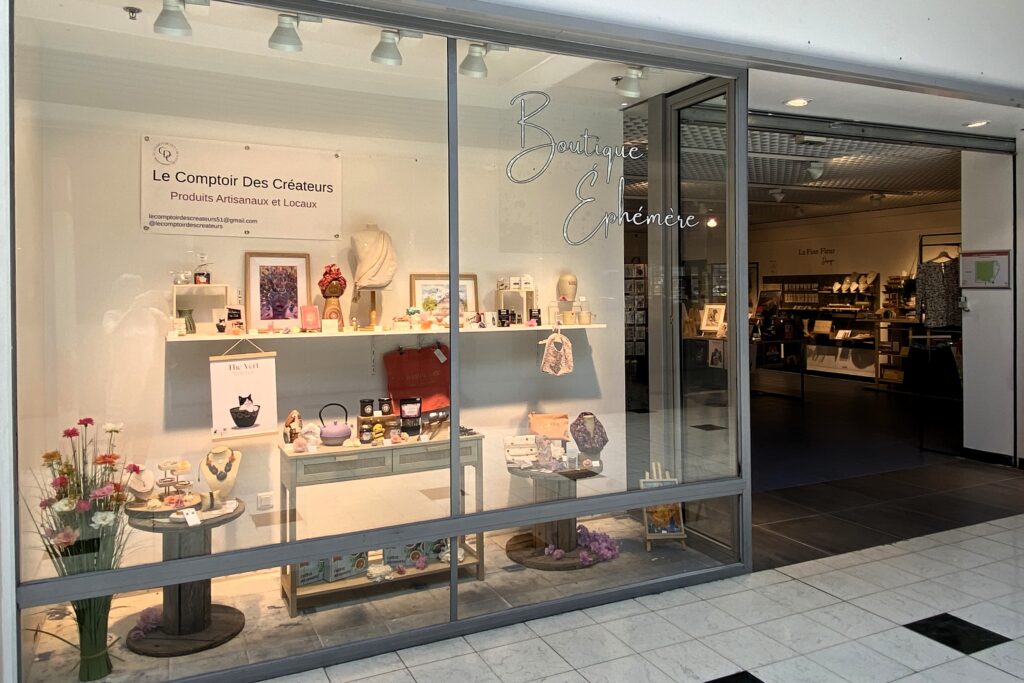 La boutique du Comptoir des Créateurs à Cormontreuil