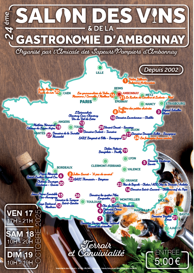 24ème salon des Vins & de la Gastronomie d'Ambonnay