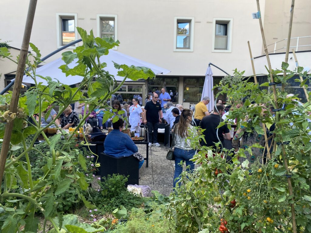 Inauguration du potager collaboratif