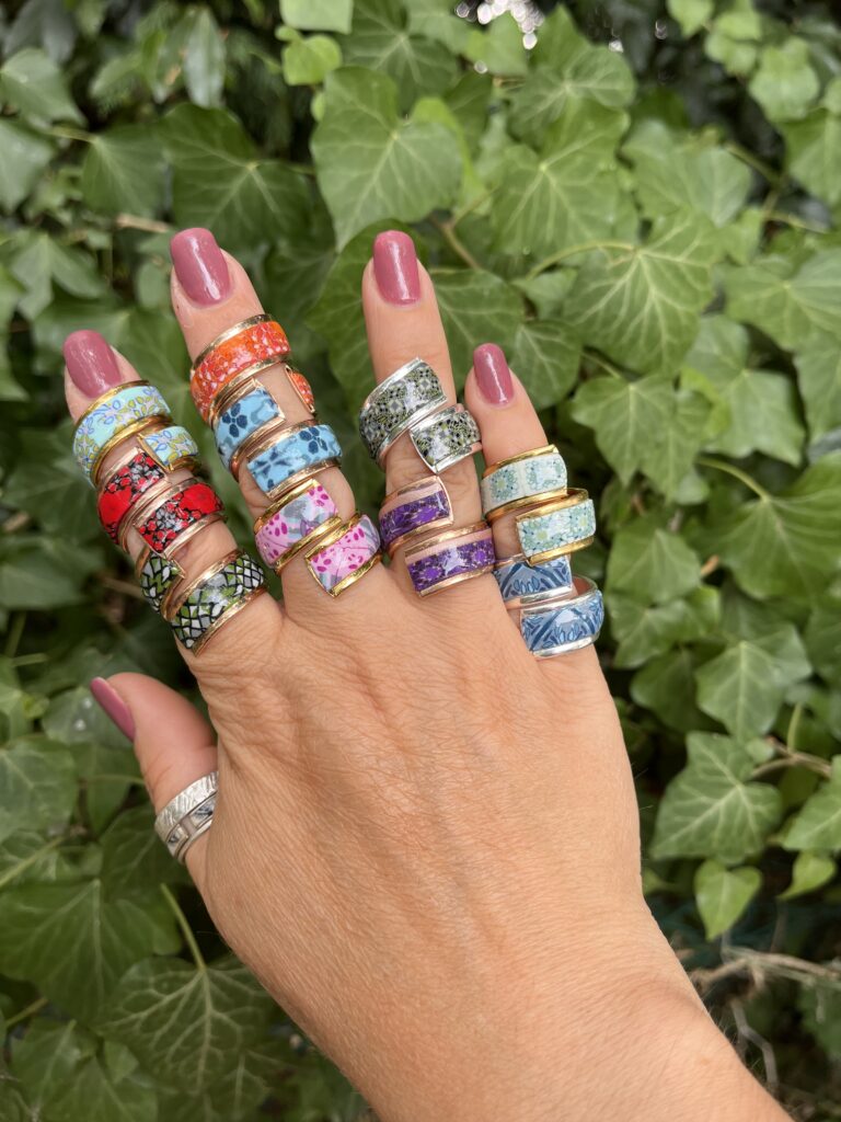 Bagues en pâte polymère, Clémence Logie, CleM'art