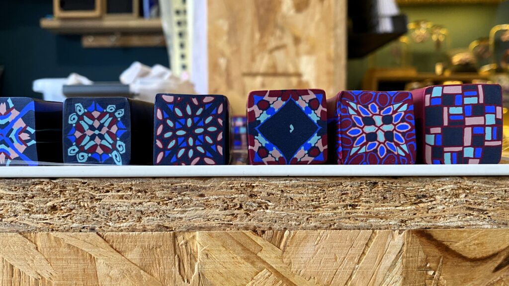 Autres cannes bleu-rouge