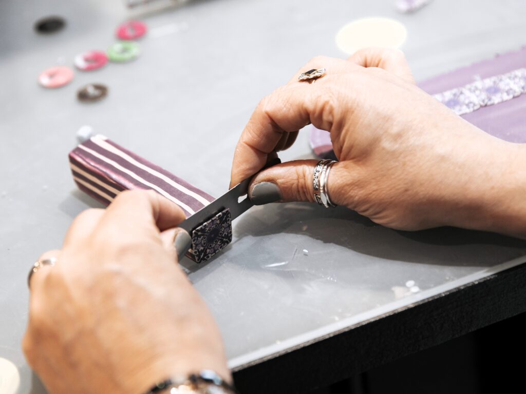 Tranchage d'une canne